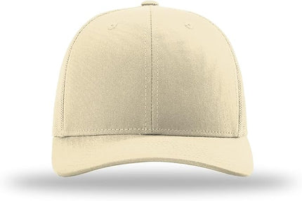 Richardson 112 Trucker Hat - Premium Adjustable Snapback Hat - Structured Six Panel Richardson Blank Caps