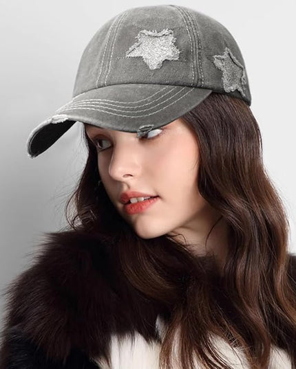 YeeHeen Ponytail Baseball Cap for Women High Messy Bun Caps Washed Cotton Hats