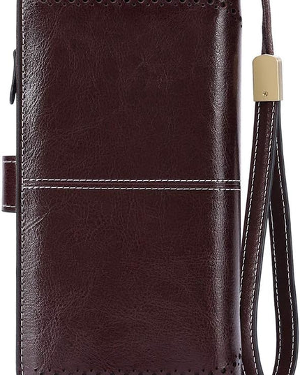 SENDEFN Wallets for Women Leather Credit Card Holder with RFID Blocking Large Capacity Wristlet | with RFID Blocking, Large Capacity, Wristlet, with RFID Blocking, Large Capacity, Wristlet