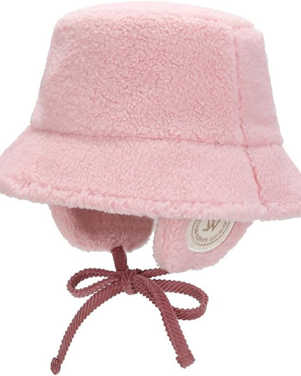 New SKADI Fleece Earmuff Bucket Hat for Winter Warm Ear Protection | Soft Cozy Fleece Bucket Hat for Women & Men