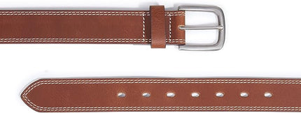 VATAN Men's Genuine Leather Casual Every Day Jeans Belts, Handmade Men Leather Belt with Gift Box
