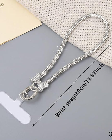 2Pcs Phone Crossbody Lanyard and Wrist Strap, Universal Cell Phone Lanyard Strap with 2Tether Tab
