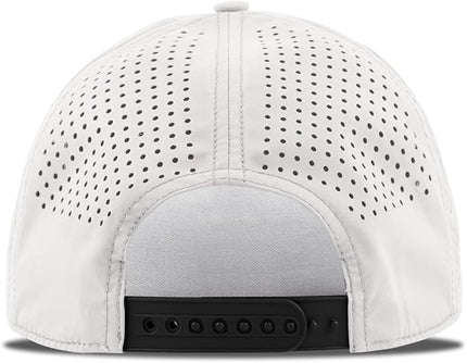 Branded Bills Vintage Old Glory PVC Curved 5 Panel Rope Hat, Fits 7-7 7/8, Adjustable Snapback | Lightweight, Comfort Stretch