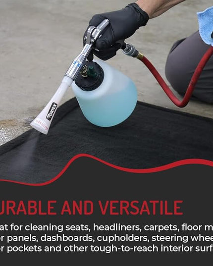HI-TECH Vortex I Air Cleaning Gun – Deep Cleans Auto Interiors & Exteriors – Compressed Air Powered – Car Detailing Tool for Dirt, Dust, Grime & Stains
