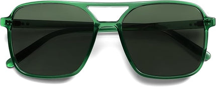 SOJOS Trendy Vintage Aviator Square Sunglasses For Womens Mens Retro 70s UV400 Women Sun Glasses SJ2327