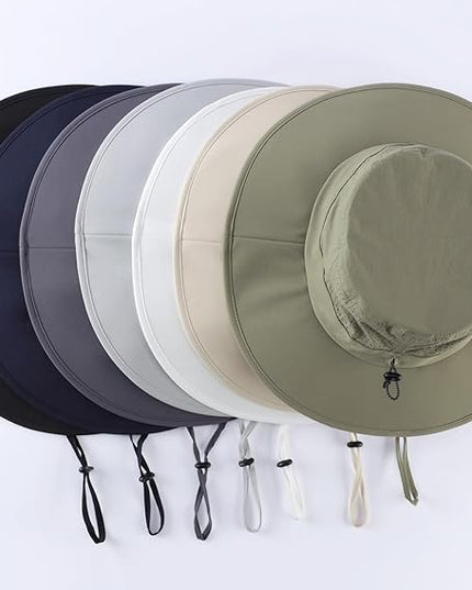 Home Prefer UPF 50+ Sun Hats for Men Women Foldable Wide Brim Fishing Hat Quick Dry Summer Outdoor Garden Safari Bucket Hat