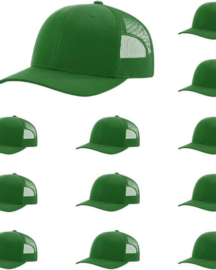 Richardson 112 Classic Six-Panel Adjustable Snapback Trucker Cap | Bulk Packs Available