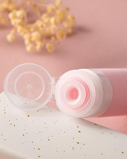 INSFIT Travel Bottles for Toiletries, TSA Approved 3oz Travel Size Toiletries, BPA Free Leak Proof Squeezable Silicone Tubes Travel Essentials for Shampoo Conditioner Lotion Soap