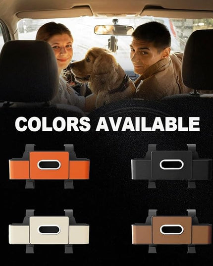 Car Organizers and Storage Box, 4 in 1 Multifunctional Car Backseat Organizer with Cup Holder for Hold Phones, Snacks, Drinks, and Handbags, Universal Fit for Most Cars (Black)