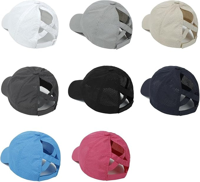 VOASTEK Running Hats for Men Baseball Cap Outdoor Essentials Runner Hat Jogging Cap Tennis Golf Workout Hats