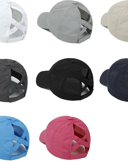 VOASTEK Running Hats for Men Baseball Cap Outdoor Essentials Runner Hat Jogging Cap Tennis Golf Workout Hats