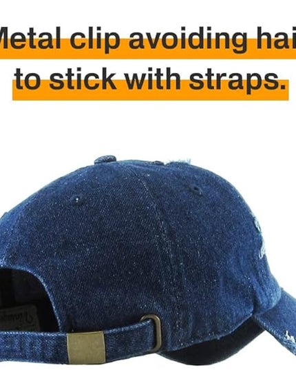 KBETHOS Vintage Washed Distressed Cotton Dad Hat Baseball Cap Adjustable Polo Trucker Unisex Style Headwear