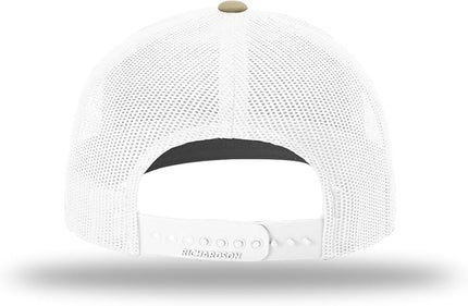 Richardson 112 Trucker Hat - Premium Adjustable Snapback Hat - Structured Six Panel Richardson Blank Caps