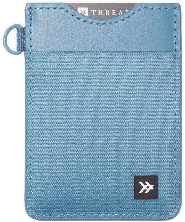 Thread Wallets Ultra Slim Minimalist Card Holder Wallet (Surf Blue)
