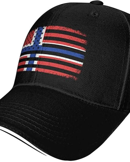 Unisex Baseball Cap Trucker Dad Hat for Men Women Adjustable Outdoors Sun hat Black