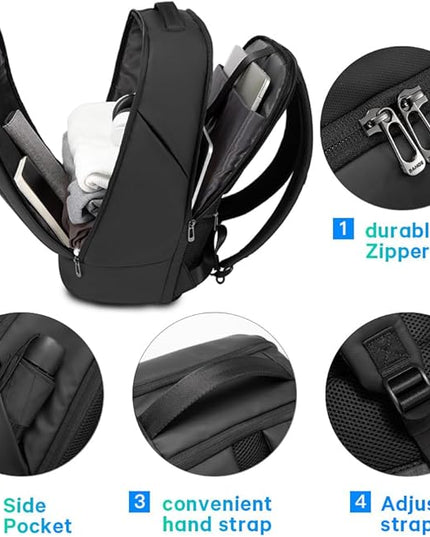 BANGE Business Commute Backpack Waterproof fit 15.6 Inch Commute backpack,Travel Durable Backpack