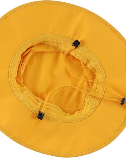 Home Prefer UPF50+ Mens Sun Hat Wide Brim Fishing Hat for Men UV Protection Womens Beach Bucket Hat for Golf Hiking Gardening