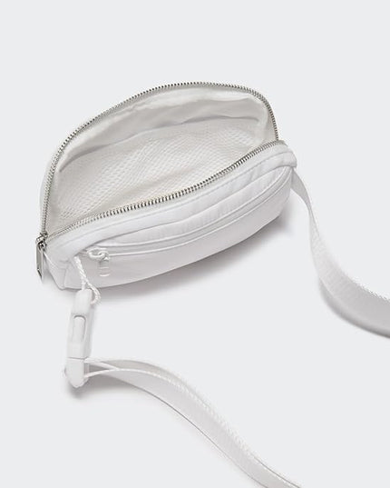 Pander Everywhere Belt Bag for Women, Fashion Waist Packs, Crossbody Bags, Everywhere Belt Bag with Adjustable Strap (Pure White).