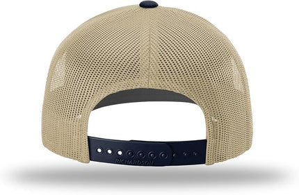 Richardson 112 Trucker Hat - Premium Adjustable Snapback Hat - Structured Six Panel Richardson Blank Caps
