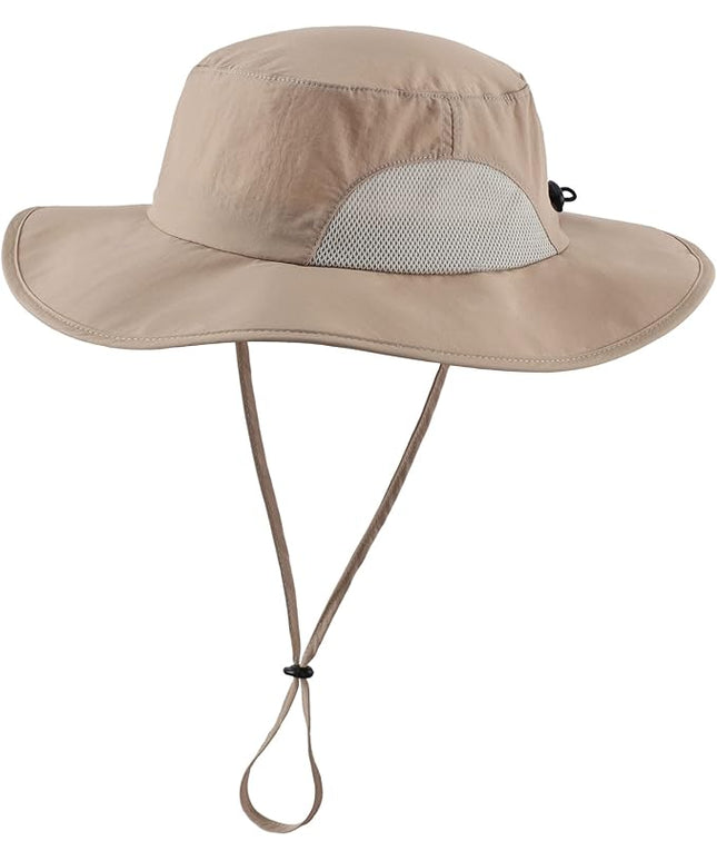 Home Prefer UPF50+ Mens Sun Hat Wide Brim Fishing Hat for Men UV Protection Womens Beach Bucket Hat for Golf Hiking Gardening