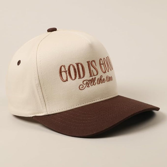 MIRMARU Two-Tone Vintage Canvas Trucker Hats for Men & Women, Adjustable Size Baseball Caps with Trendy Embroidered Design