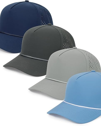 Quick Dry Baseball Cap Snapback Hats Mesh Trucker Hat for Men Women Water-Resistant Outdoor Golf Hat Ball Cap