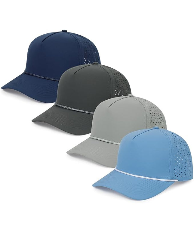 Quick Dry Baseball Cap Snapback Hats Mesh Trucker Hat for Men Women Water-Resistant Outdoor Golf Hat Ball Cap