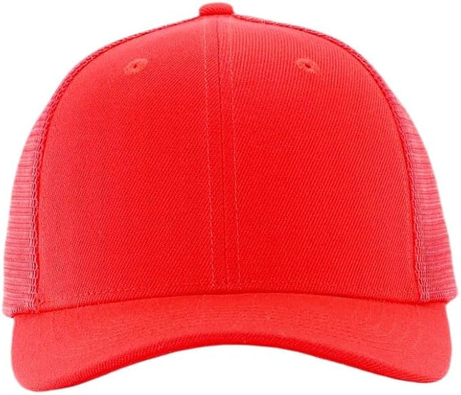 Mesh Snapback Hat (M/L/XL/XXL) - Blank Structured Men's Trucker Hats-Baseball Caps - Adjustable Ball Cap