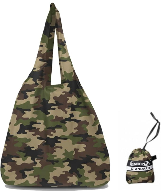 Compact Reusable Grocery Tote Bag – Lightweight, Foldable & Packable Shopping Bag for Travel