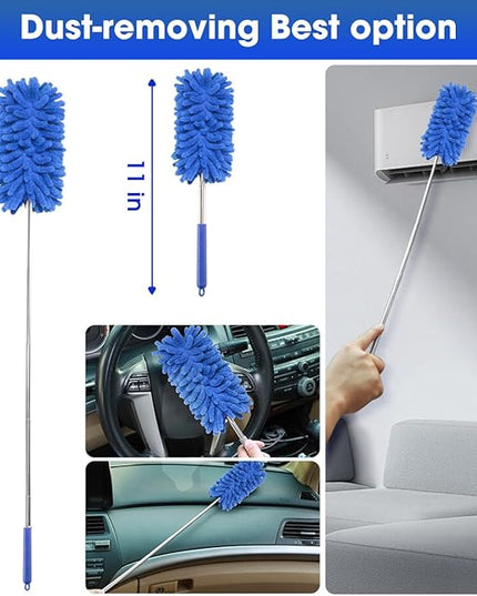 Viewsun Car Cleaning Kit, Car Interior Detailing Kit with High Power Handheld Vacuum Cordless Rechargeable, Detailing Brush Set, Windshield Cleaner, Complete Auto Accessories for Men, Women Gift