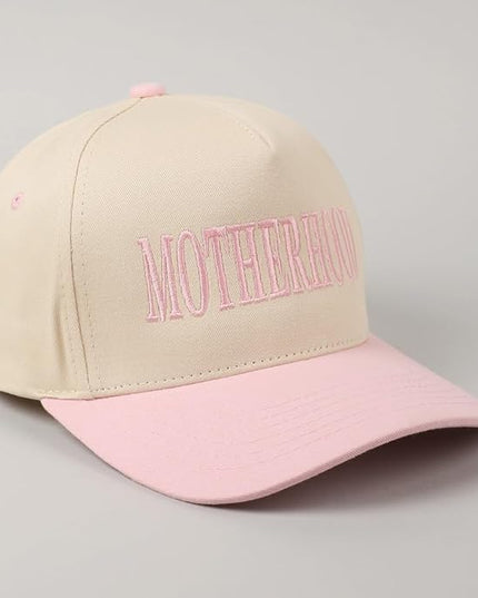 MIRMARU Two-Tone Vintage Canvas Trucker Hats for Men & Women, Adjustable Size Baseball Caps with Trendy Embroidered Design