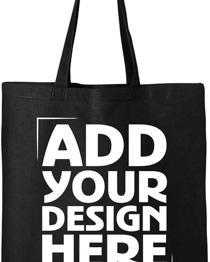 shop4ever Personalized Custom Design Your Own Eco Cotton Tote Reusable Shopping Bag Customizable Gift