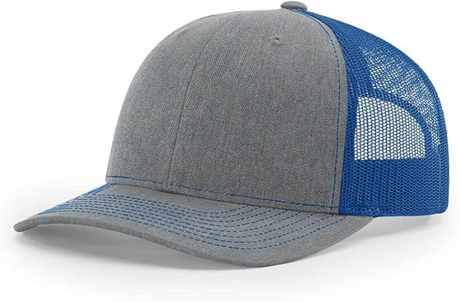 Richardson 112 Classic Six-Panel Adjustable Snapback Trucker Cap | Bulk Packs Available