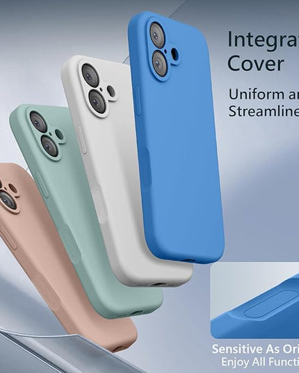 FireNova Magnetic for iPhone 17 Case, Compatible with MagSafe, [Integrated Silicone Camera Control Button] [Camera Protection] Anti-Scratch Microfiber Lining Phone Case, 6.3", Blue