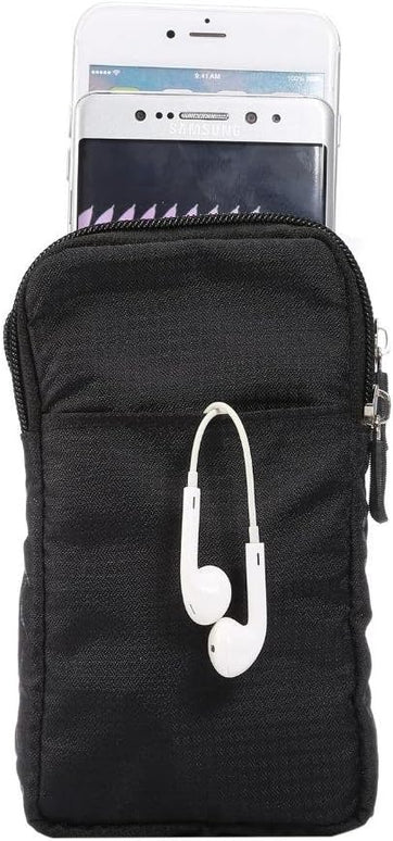 Universal Crossbody Cell Phone Purse Waist Pack Bag for Outdoor Sports Moblie Phone Carrying Cases Shoulder Belt Bag Pouch for iPhone 7 6/6S Plus Samsung Galaxy Phones Under 6.0'' from WaitingU