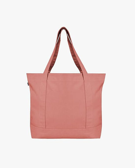 Eco Right Canvas Tote Bag for Women with Zip & Inner Pocket, 100% Organic Cotton Tote Bags for Men, Shopping, Beach