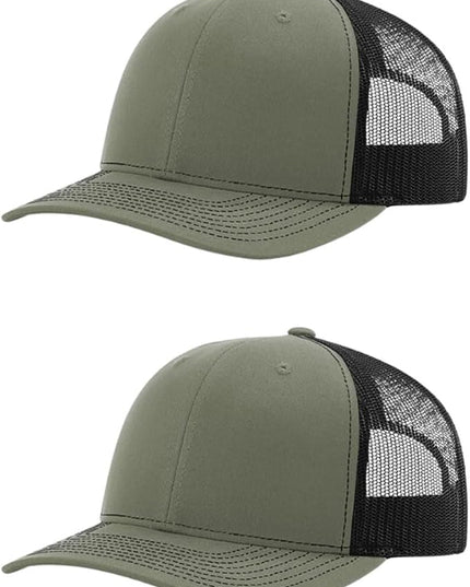 Richardson 112 Classic Six-Panel Adjustable Snapback Trucker Cap | Bulk Packs Available