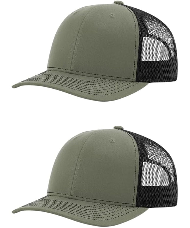 Richardson 112 Classic Six-Panel Adjustable Snapback Trucker Cap | Bulk Packs Available