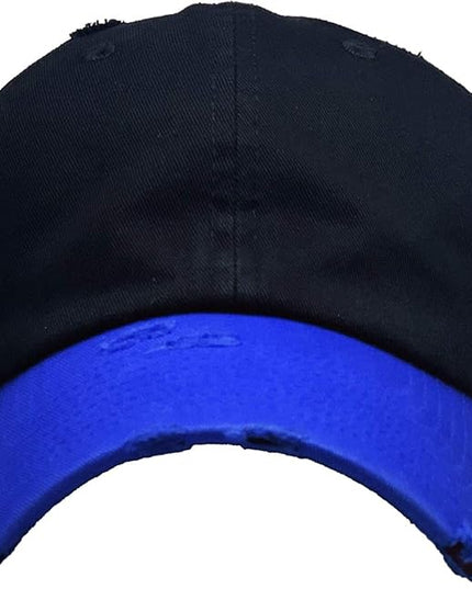 KBETHOS Vintage Washed Distressed Cotton Dad Hat Baseball Cap Adjustable Polo Trucker Unisex Style Headwear
