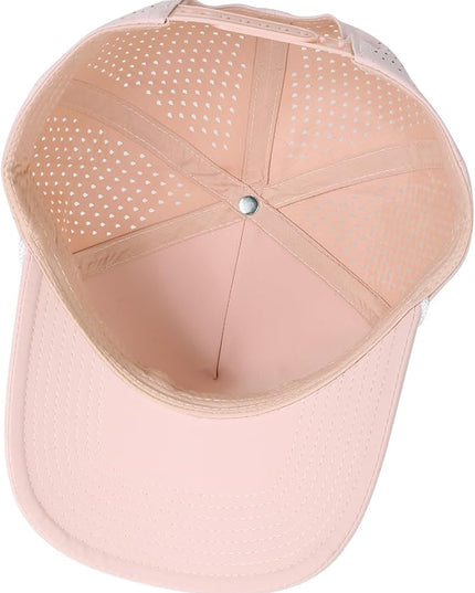 Quick Dry Baseball Cap Snapback Hats Mesh Trucker Hat for Men Women Water-Resistant Outdoor Golf Hat Ball Cap