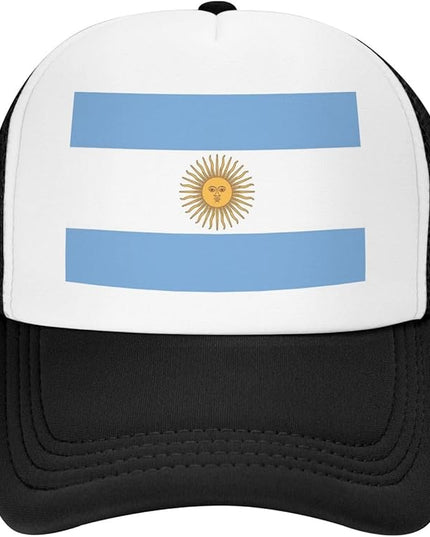Cute Flag Baseball Cap for Men Women Mesh Trucker Hat Adjustable Patriotic Snapback Baseball Hat for Sports Running