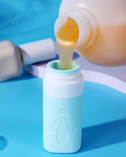 INSFIT Travel Bottles for Toiletries, TSA Approved 2oz Travel Size Toiletries, BPA Free Leak Proof Squeezable Silicone Tubes Travel Essentials for Shampoo Conditioner Lotion Soap