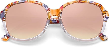 CARFIA Acetate Oversized Square Polarized Sunglasses for Women UV Protection Retro Trendy Big Shades