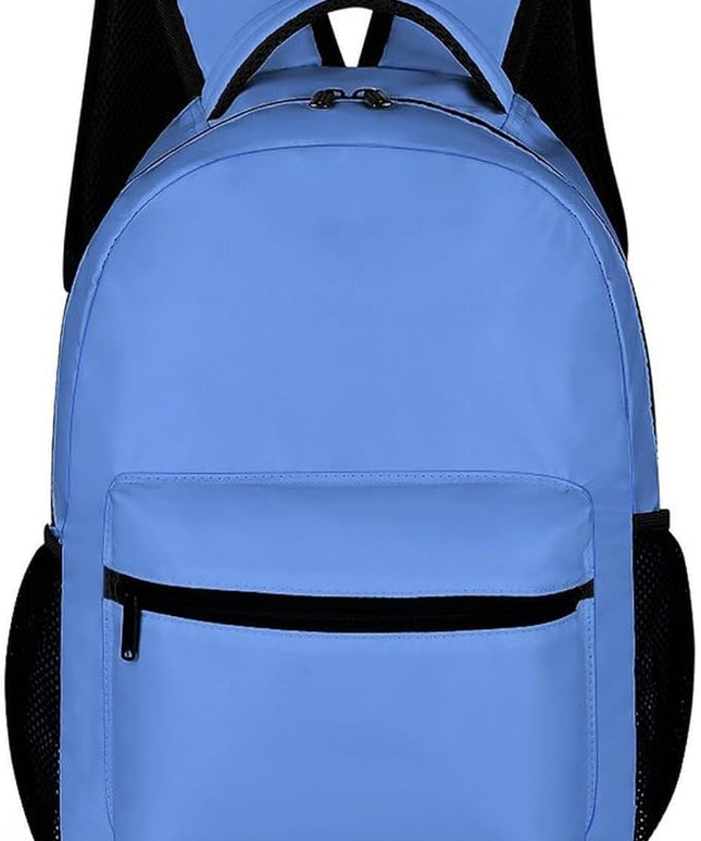 Fashion Cornflower Blue Backpack Lightweight Large Capacity Laptop Daybag for Travel Work