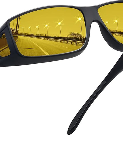 MEETSUN Fit Over Glasses Sunglasses for Men Women,Wrap Around Sunglasses Polarized UV400 Protection
