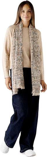 Scarf for Women Spanish Design Elegant Long Shawl Scarves for Summer Fall