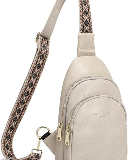 Anti Theft Crossbody Bags for Women Leather Sling Bag Cross Body Travel Purse Chest Bags Fanny Pack Gift Teen Girl