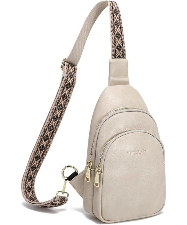 Anti Theft Crossbody Bags for Women Leather Sling Bag Cross Body Travel Purse Chest Bags Fanny Pack Gift Teen Girl