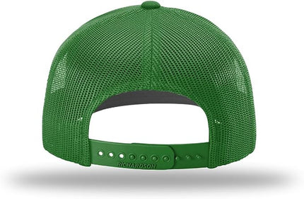 Richardson 112 Trucker Hat - Premium Adjustable Snapback Hat - Structured Six Panel Richardson Blank Caps