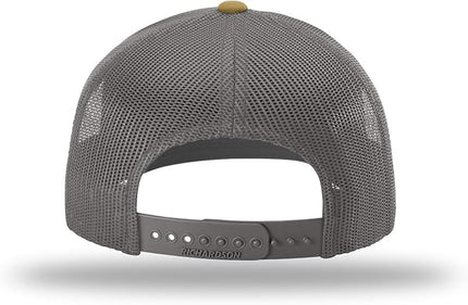 Richardson 112 Trucker Hat - Premium Adjustable Snapback Hat - Structured Six Panel Richardson Blank Caps